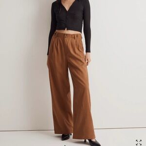 Madewell - The Harlow Wide Leg Pant - Acorn - Size 6